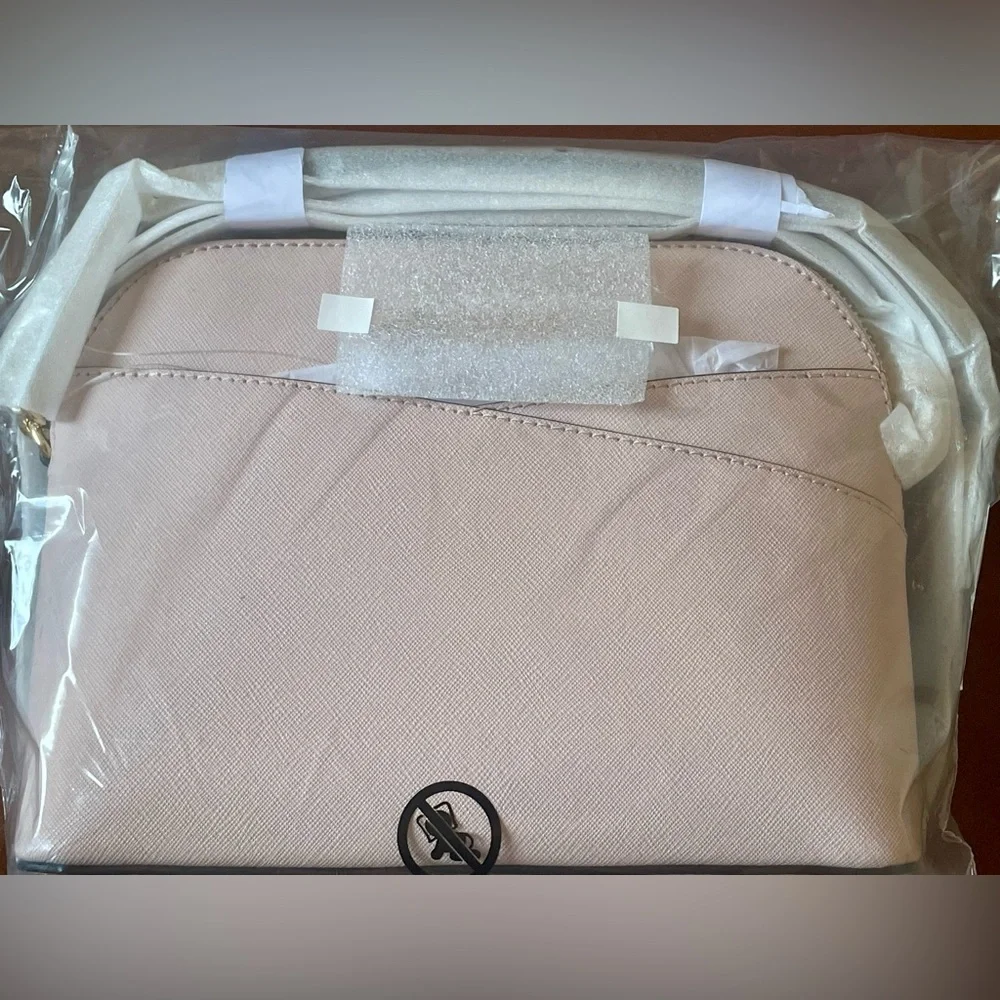 BNIP! MICHAEL KORS, Jet Set Travel Medium Dome Crossbody Bag, POWDER BLUSH 💖 - Picture 7 of 15